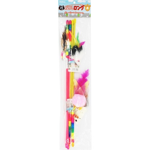 ペットプロ スティック猫じゃらしロング(4本セット)