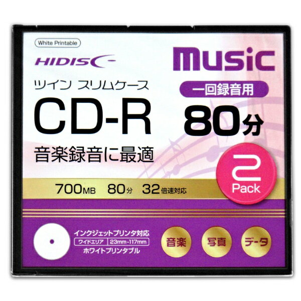 HIDISK CD-R 700MB 2枚