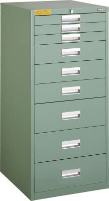 ＴＲＵＳＣＯ　ＬＶＥ型キャビネット　５００Ｘ５５０ＸＨ１１００　引出９段