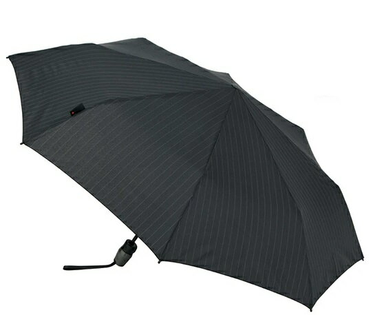 Knirps クニルプス 雨傘 折り畳み傘 T.220 自動開閉 Pinstripe Black KNT220-4100 /メンズ /53cm