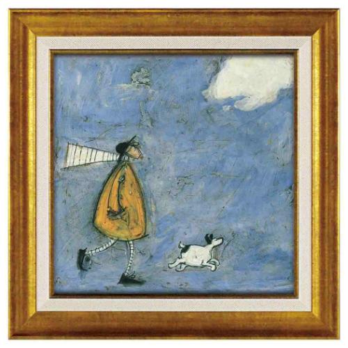 Sam Toft 額付きポスター サムトフト 雲をおっかけて ユーパワー ST-06513 ギフト インテリア