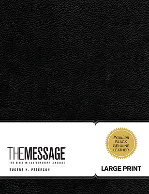 Message Large Print Bible-MS/NAV PR/Eugene H. Peterson