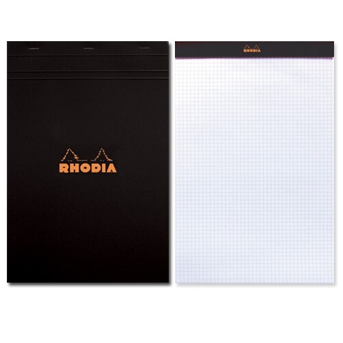 ブロックロディア no.18 ブラック   方眼 cf182009