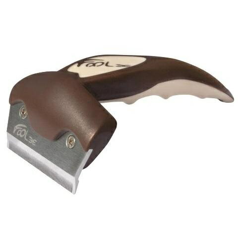 ルークラン ペット用ブラシ フーリー M チョコレート 1個