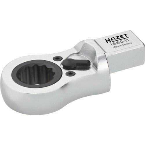 HAZET ハゼット ヘッド交換式トルクレンチ用 ラチェットボックスエンドレンチインサート 6606D-18