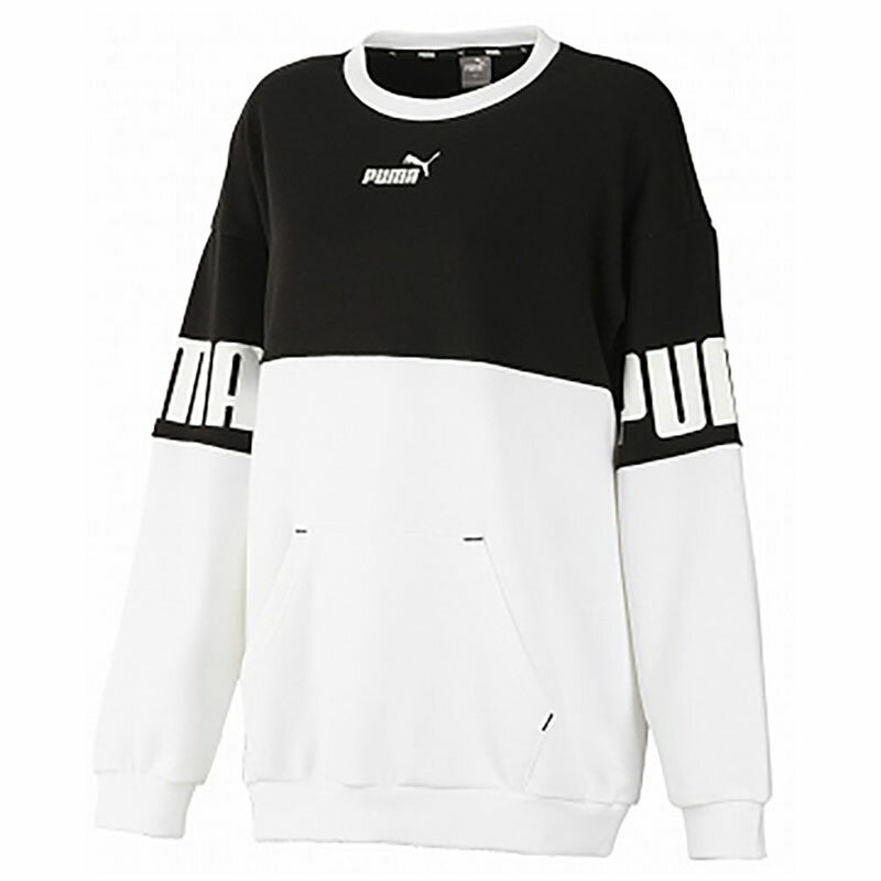 PUMA プーマ POWER オーバーサイズ クルースウェット L 02 プーマ ホワイト 671892
