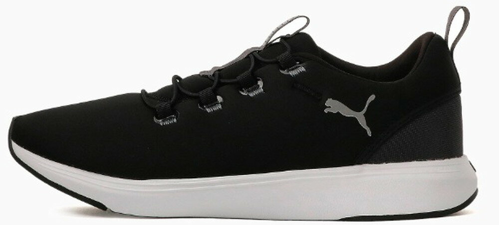 PUMA ユニセックス ソフトライド クルーズ ランニングシューズ 378018 PUMA Black-Asphalt 25
