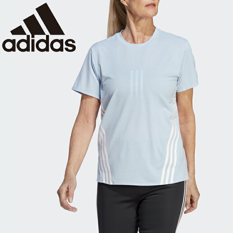 adidas トレイン アイコンズ スリーストライプス 半袖Tシャツ HS2359 XS