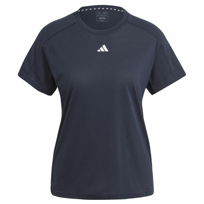adidas AEROREADY トレイン エッセンシャルズ ミニマル ロゴ クルーネック半袖Tシャツ HR7798 S