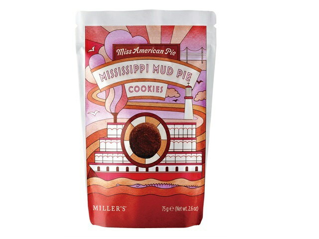 ミラーズ ミスアメリカンパイ ミシシッピーマッドパイクッキー 75g