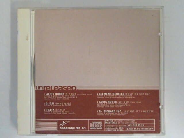 CD un reLeaseD. 輸入盤