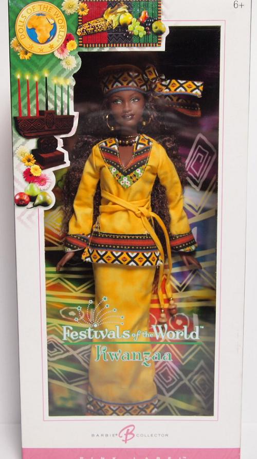 バービー ドール・オブ・ザ・ワールド クワンザ J0945 (ピンクラベル)