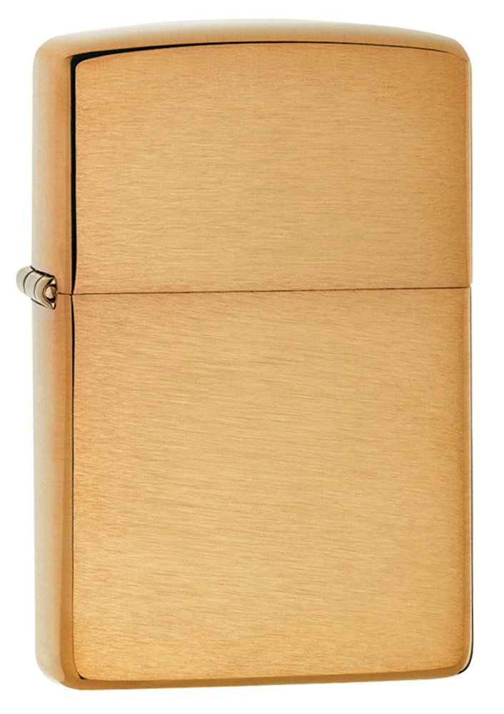 ZIPPO Solid Brass (真鍮) Brush Brass(ツヤ無し) 204