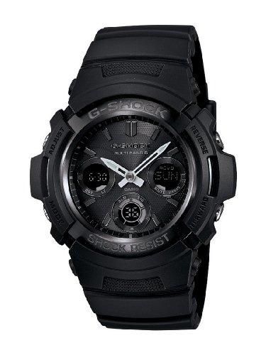 CASIO G-SHOCK腕時計 AWG-M100B-1A オールブラック