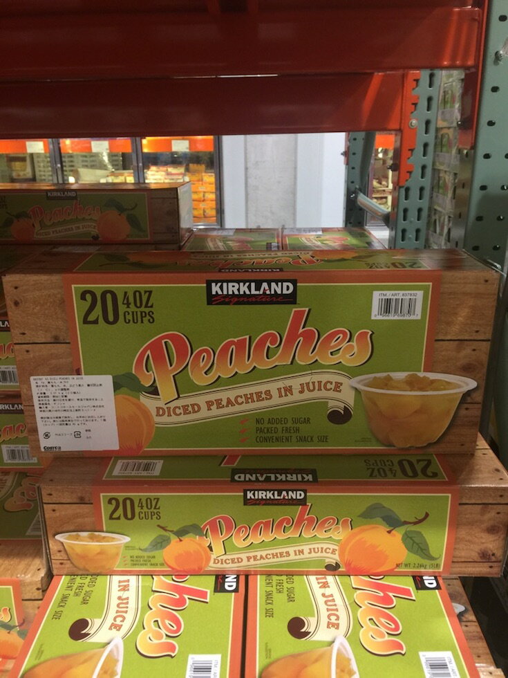 KIRKLANDカークランド ピーチカット