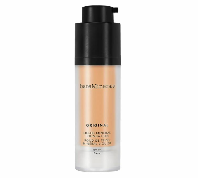 ベアミネラル オリジナル リキッド ミネラル ファンデーション ゴールデン タン 20 濃いピンク オークル系 30ml