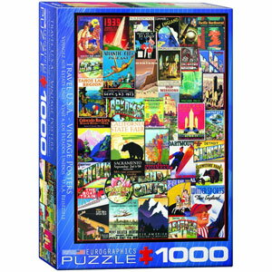 Eurographics 1000ピース ジグソーパズル ユーログラフィックス Travel USA Vintage Posters 6000-0754