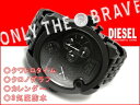 (DIESEL)ディーゼル 腕時計 メンズ クロノグラフ XXLアナデジ オールブラック セラミックベルト DZ7254