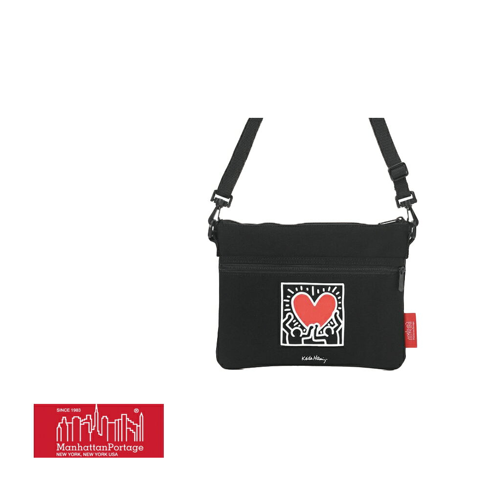 マンハッタンポーテージ Manhattan Portage サコッシュ ハーレムバッグ キースへリング Harlem Bag Keith Haring ブラック MP1084CVLKH21