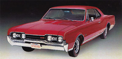 1/25 1967 オールズ 442 W-30 プラモデル リンドバーグ