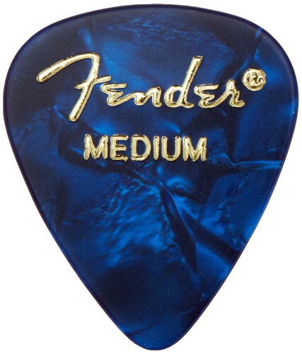 Fender ピック 351 SHAPE PREMIUM PICKS MEDIUM, BLUE MOTO 12PACK