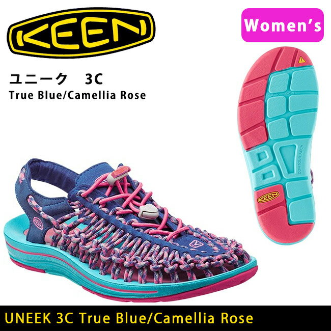 KEEN  サンダル ユニーク スリーシー UNEEK 3C True Blue/Camellia Rose/1014720/レディース