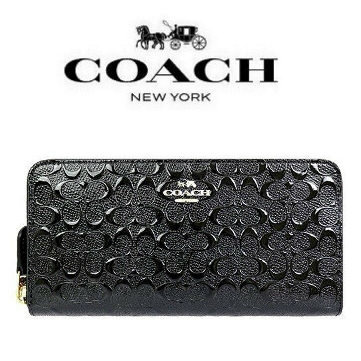 COACH 長財布 レディース アコーディオン ウォレット 54805imblk