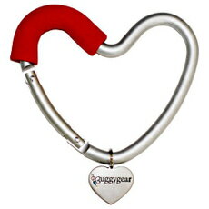 Buggygear バギーギア ベビーカー用フック Buggy Heart Hook バギーハートフック レッド