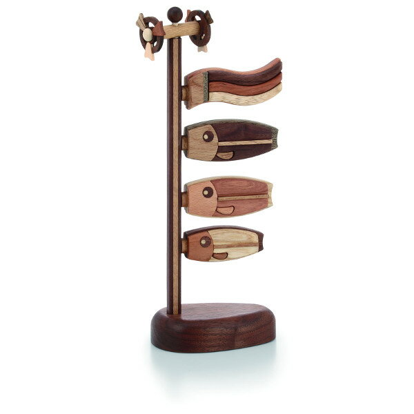 ササキ工芸 木製鯉のぼり 喜 小 w d h