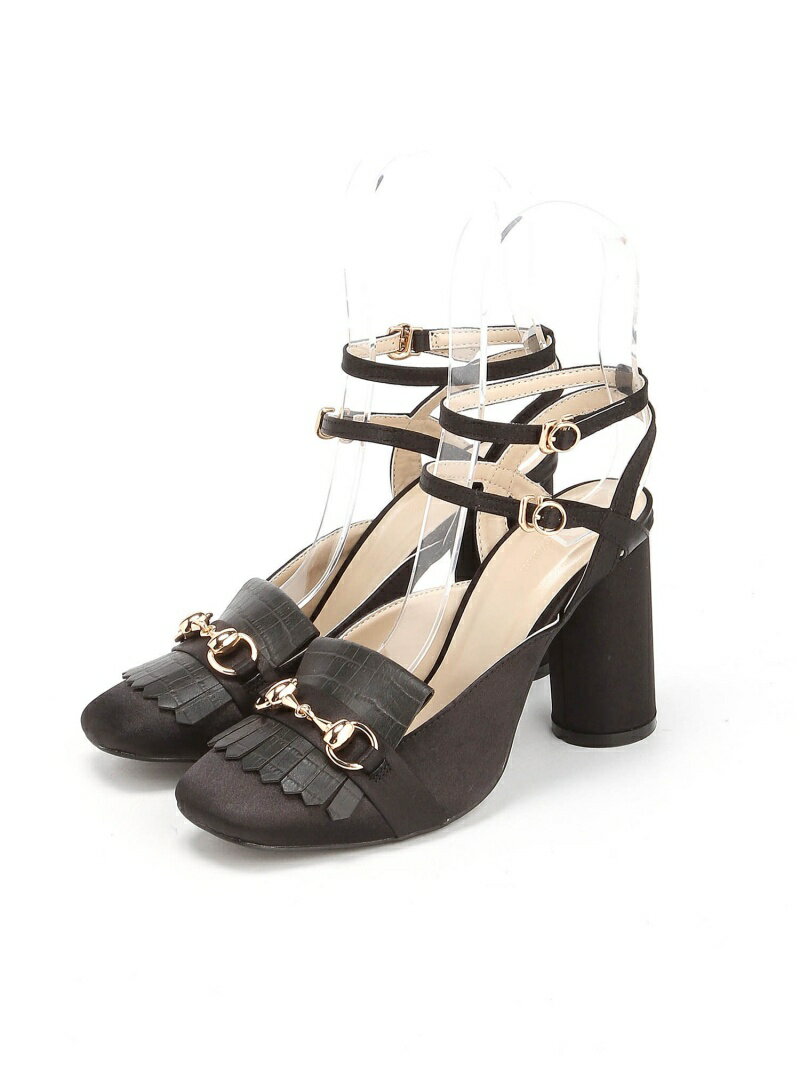 ビットサテンパンプス