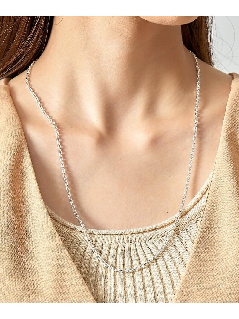 MAISON BREEZE/(U)シルバーチェーンネックレス Type-Q