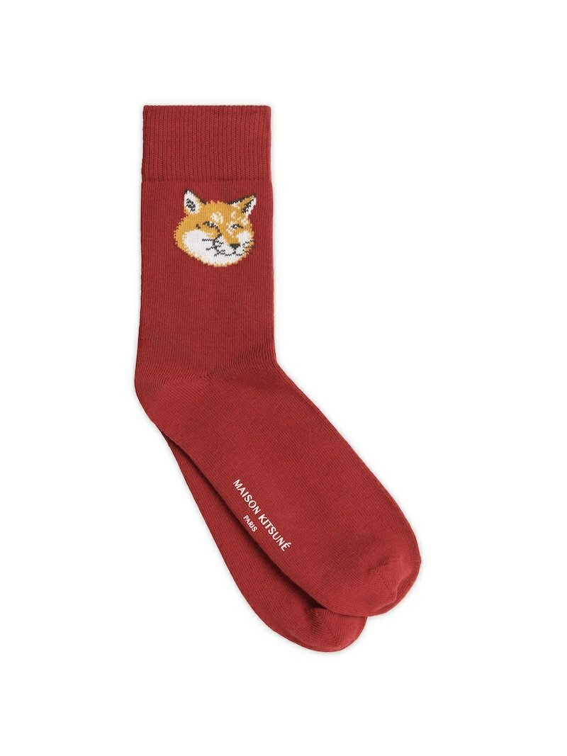 MAISON KITSUNE/(U)FOX HEAD CLASSIC SOCKS