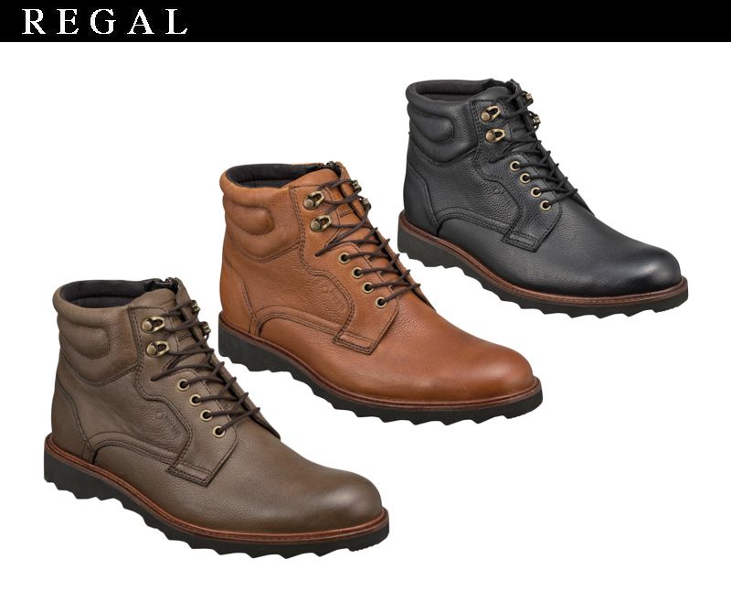 【52NRBE】【REGAL】【送料無料】ゴアテックス(r)ファブリクス☆すべて本革レースアップブーツビジネスシューズ紳士靴
