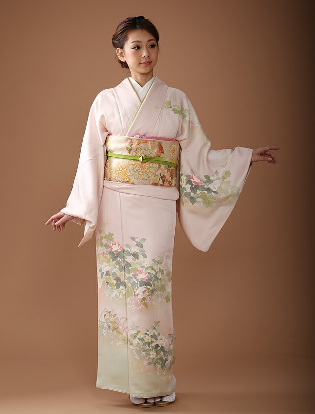 【美人きもの】訪問着 レンタル 訪問着かわいい ピンク 友禅 着る人をさらに知的に魅せるワンランク上の正絹着物 【結婚披露宴】【卒業式】【七五三】【入学式】【レンタル】【母親】【卒園式】【ママ】【ほうもんぎ】【一越縮緬】【fy16REN07】 kt6204