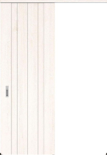 ハピアプレミア アウトセット吊戸・片引 0Sデザイン扉 2300高 835幅 カマ錠付対応 アッシュ柄(ネオホワイト) 大建工業の建具