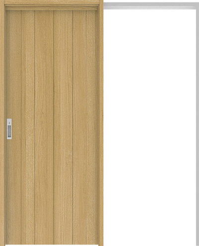 ハピアプレミア 吊戸・引込 0Sデザイン扉セット 2000高 1645幅 オーク柄(ライトオーカー) 大建工業の建具