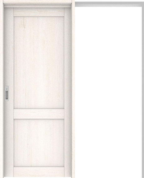 ハピアプレミア 吊戸・引込 2Sデザイン扉セット 2000高 1645幅 アッシュ柄(ネオホワイト) 大建工業の建具