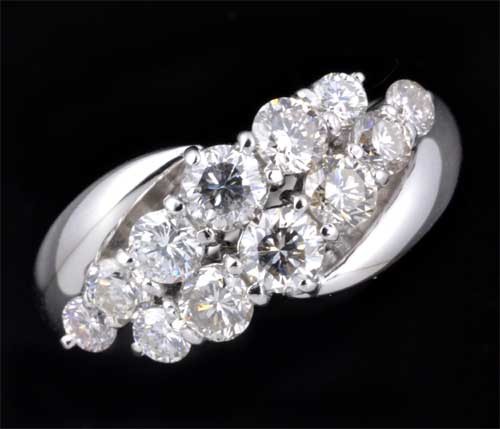 Pt ダイヤモンド 1.51ct プラチナ リング《送料無料!》