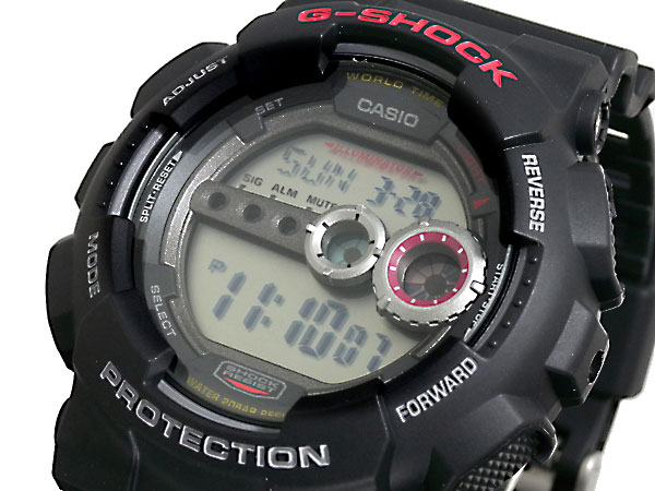 カシオ CASIO Gショック G-SHOCK 逆輸入 高輝度LED メンズ デジタル 腕時計 GD-100-1A ブラック