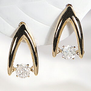 ☆K18YG【0.24ct】ダイヤモンド ダンシング ストーン ピアスダイヤ 18金 k18 18k イエローゴールド ダイア 代引手数料無料 送料無料 品質保証書 ダイヤモンド ピアス プレゼント ご褒美 人気 可愛い かわいい ダンシングダイヤモンド 揺れる ピアス パールキャッチ