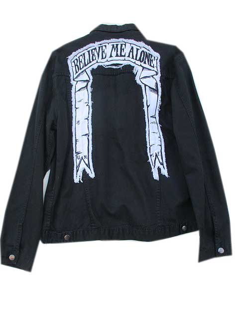 UNIF/ユニフBELEVE ME ALONE ジャケット black