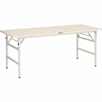 トラスコ UFL型折畳型作業台(荷重200kg)1200×600×H740mm ホワイト【代引不可・メーカー直送品】 UFL1260NW
