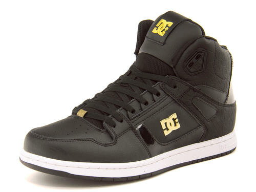 DC SHOE(ディーシーシュー) REBOUND HIGH SE(リバウンドハイSE) ADYS100099 205 ブラック/ゴールド【メンズ】 【dl】asbee