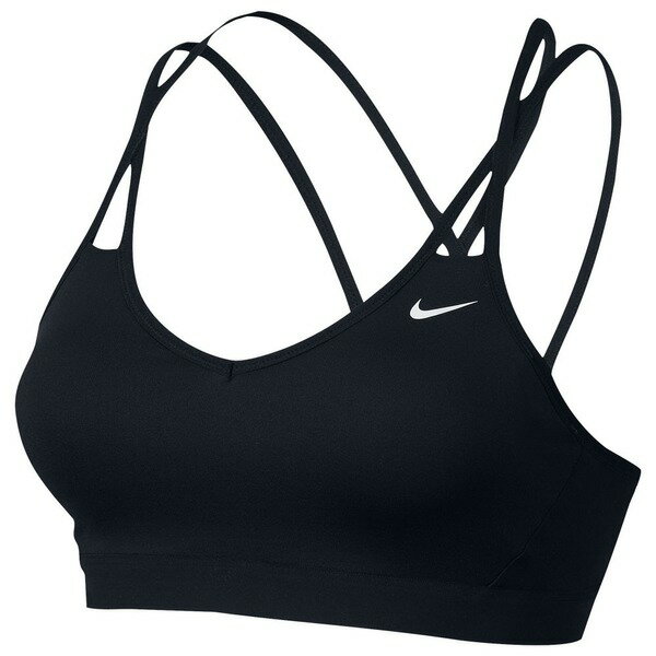 ナイキ レディース フィットネス スポーツ Women's Nike Pro Indy Strappy Bra Black/White