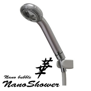 マイクロバブル ナノシャワー Micro Bubble Nano Shawer hana -華- ピンクシルバー MB003N01-P【smtb-k】【ky】【KK9N0D18P】
