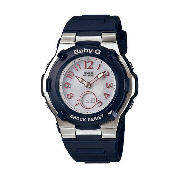 CASIO/BABY-G/カシオ ベビーG 電波ソーラー ソーラー電波 腕時計 うでどけい レディース LADIE'S ネイビー BGA-1100-2BJF