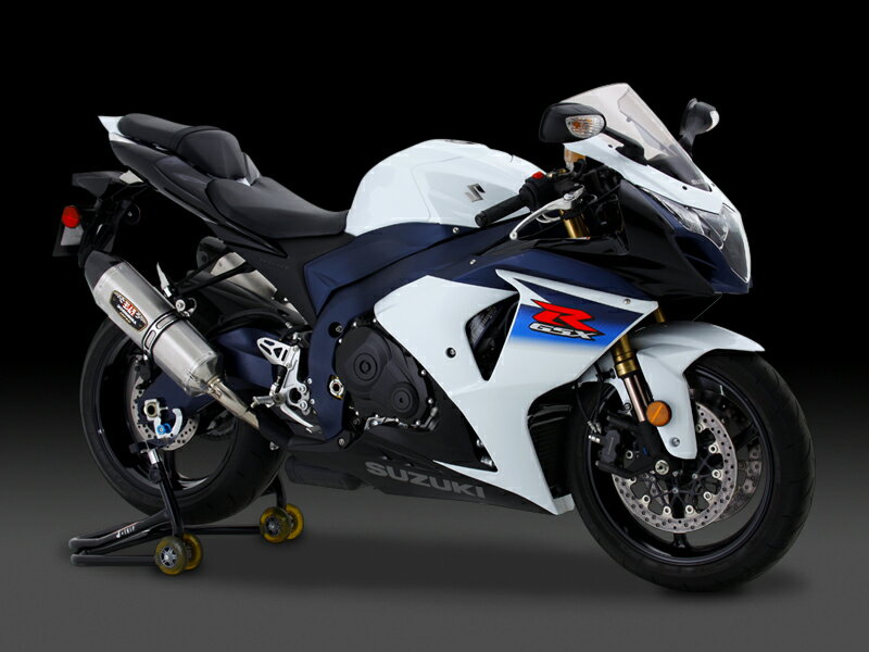 GSX-R1000(09-11 : カナダ仕様) ヨシムラ Slip-On R-77Jサイクロン 2本出し EXPORT SPEC SSC (ステンレスカバー/カーボンエンドタイプ) マフラー
