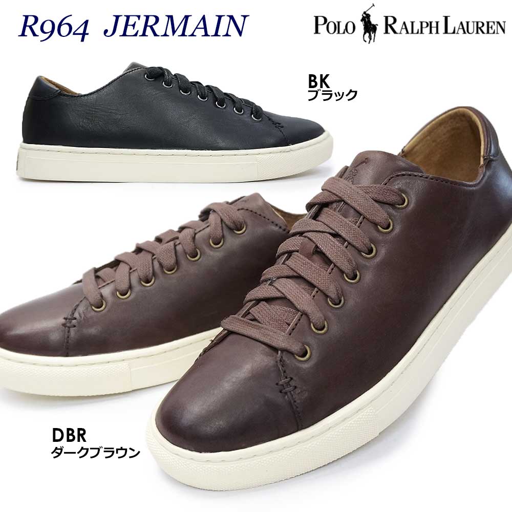 ポロ ラルフローレン レザースニーカー ジャーメイン R964 66406 メンズスニーカー 本革 POLO RALRH LAUREN JERMAIN SK ATH