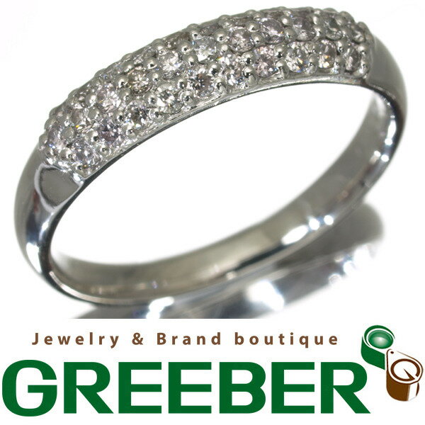 ピンクダイヤ ダイヤモンド 0.30ct パヴェ リング Pt900/プラチナ 【中古】GENJ
