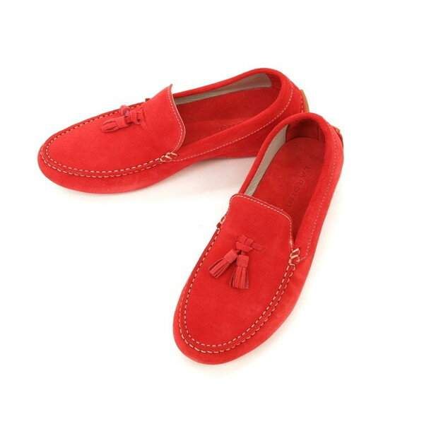【新品アウトレット】ラルディーニ LARDINI スエード ドライビングシューズ タッセルローファー レッド【サイズ6】【RED】【S/S/A/W】【状態ランクN-】【メンズ】【11102-957178】【送料無料】【即日発送可】【171109PD】
